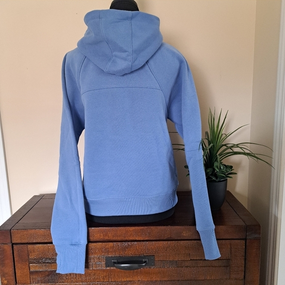 Lole Haf Zip Pullover Sweatshirt Women's XS Blue Cozy Hooded Top NWT - Picture 3 of 11